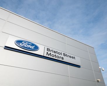Logo found on the side of Ford Bristol Street motors